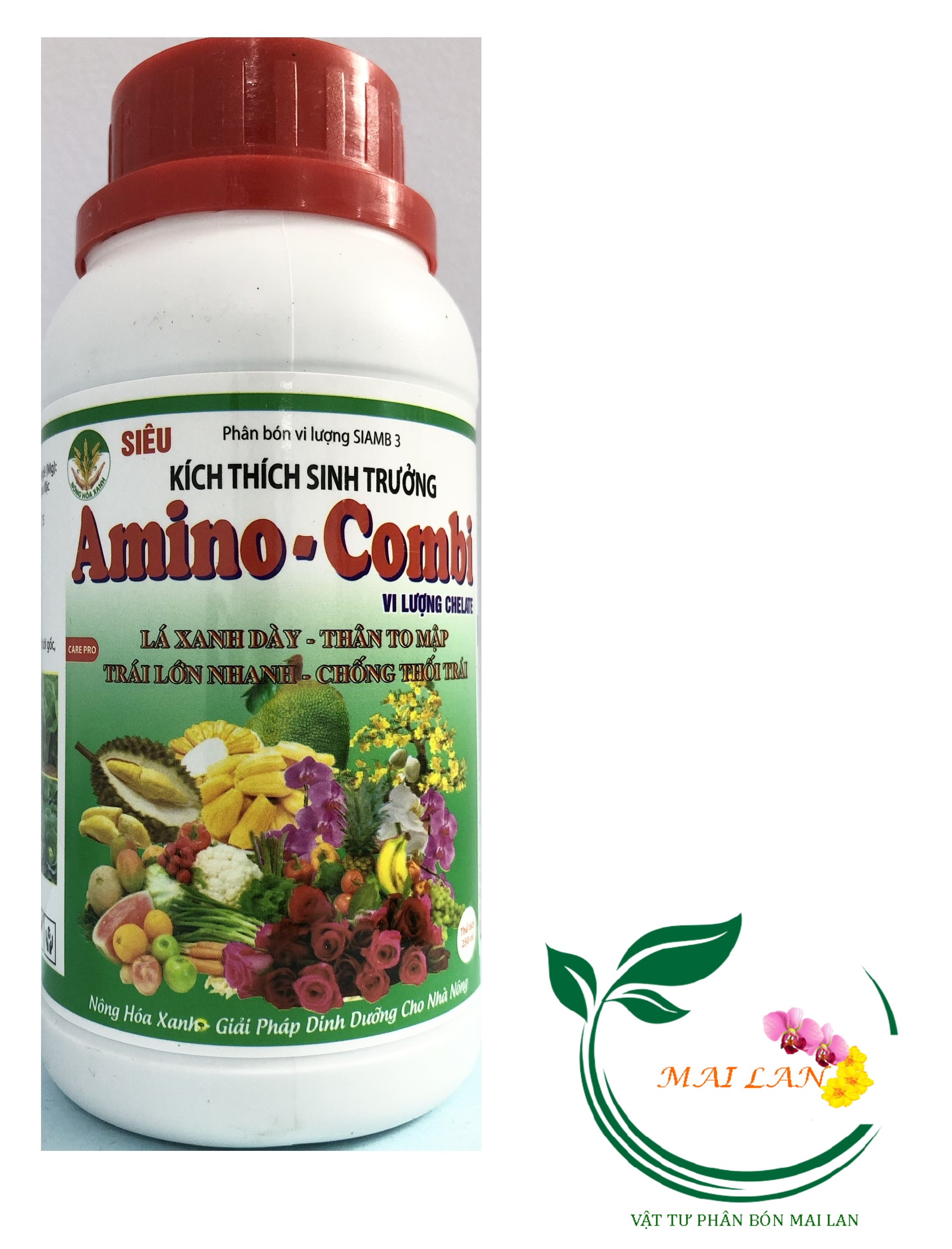 Amino - Combi Phân Bón Vi lượng Chelate - Kích thích sinh trưởng - #082A# 250ml