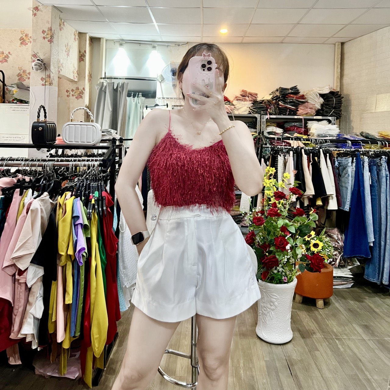 [HCM]HÌNH THẬT 100% QUẦN PHỒNG LƯNG CAO SIÊU ĐẸP NHIỀU SIZE