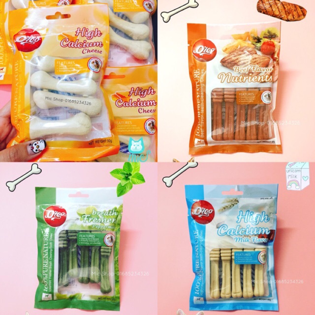 Xương gặm Orgo chó sạch răng thơm miệng