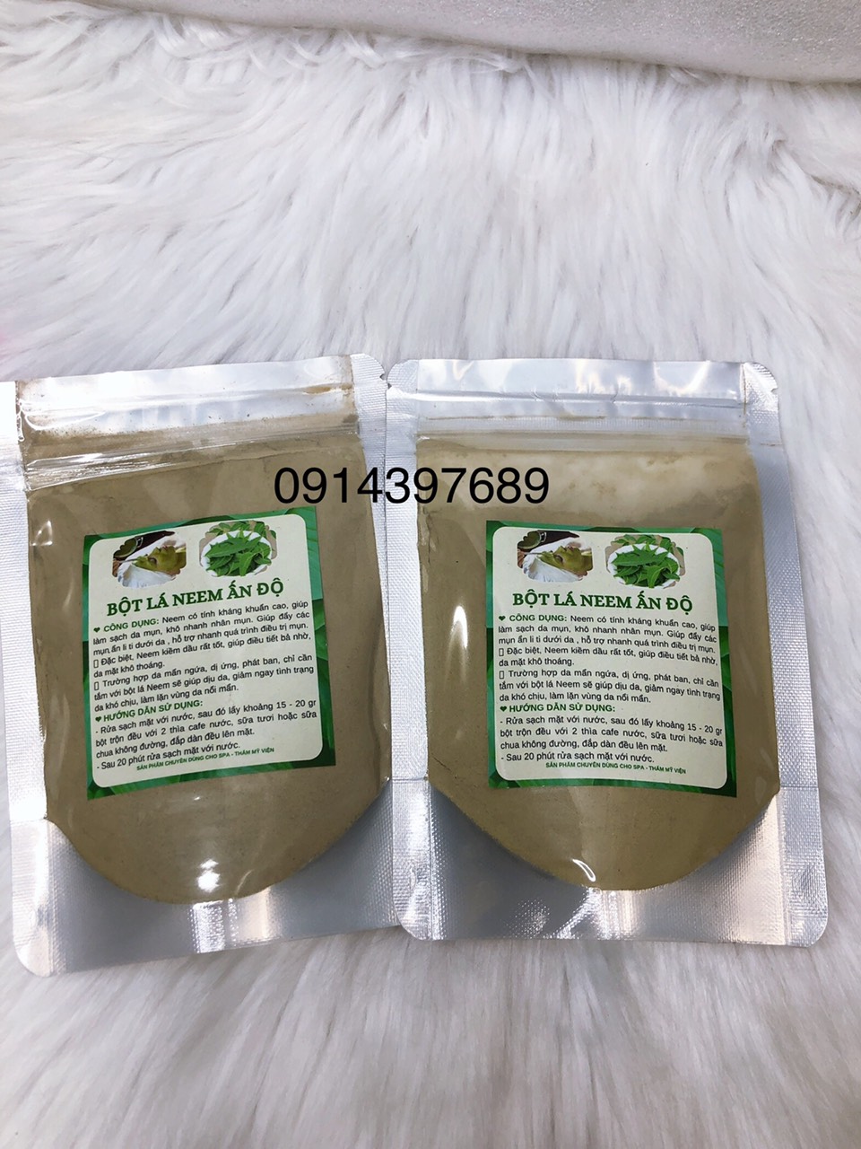 Bột lá neem nguyên chất Organic