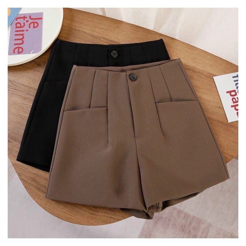 Quần short nữ cạp liền cúc gài siêu Hot