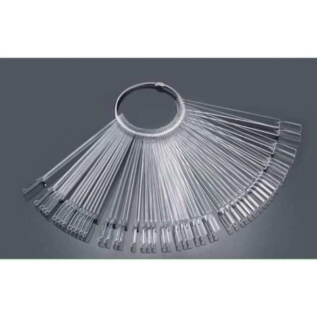 Móng que tập sơn mẫu 1 bịch 50 móng, phôm vuông đa đạng màu sắc, dùng tập sơn mẫu, sơn bảng màu móng