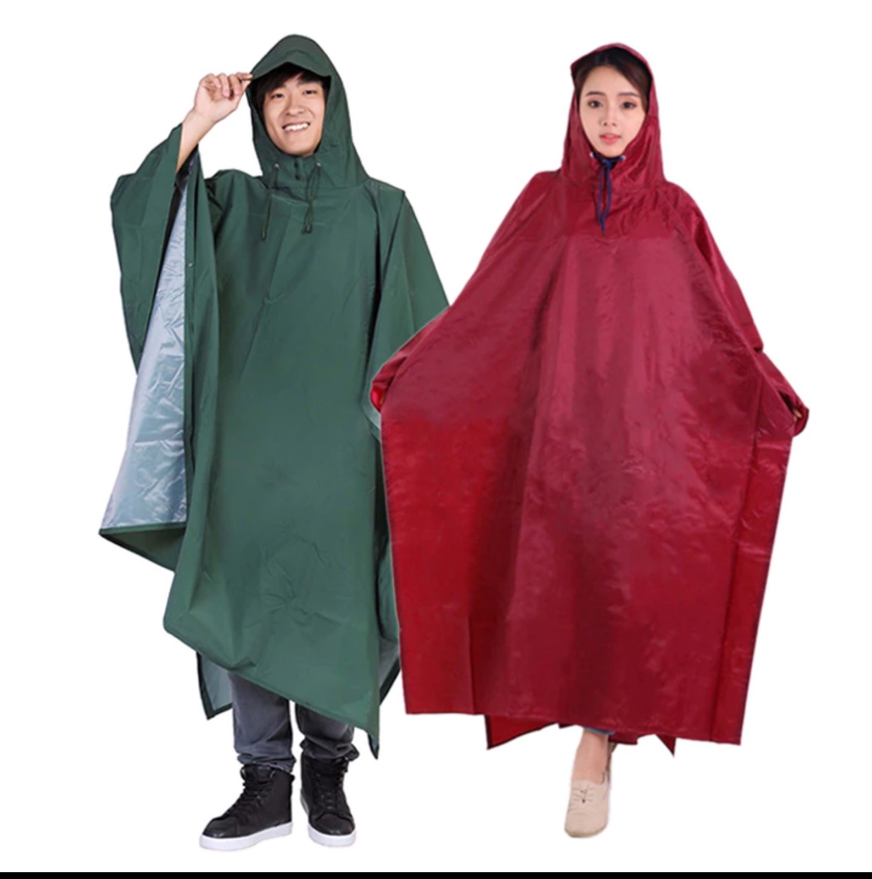 Áo mưa BÍT, ÁO MƯA XẺ TÀ vải dù siêu bền (Hàng cao cấp xưởng)