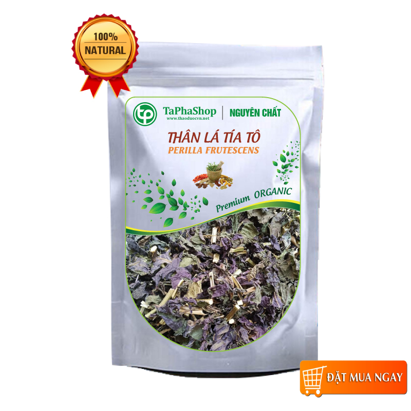 Tía tô sấy khô 1kg, Thân lá tía tô sấy khô - tấn phát