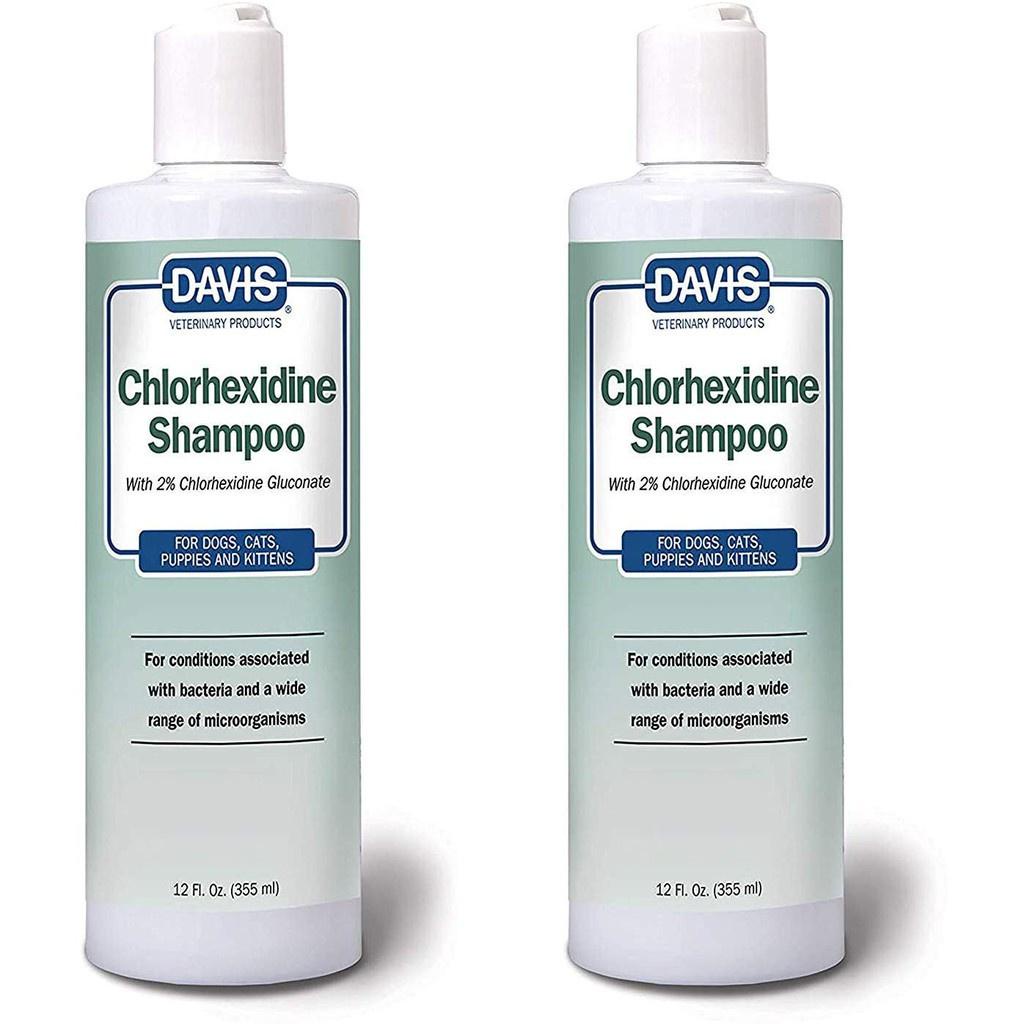 [Chính hãng] DAVIS CHLORHEXIDINE (335ml) Sữa Tắm Viêm Da Cho Chó Mèo