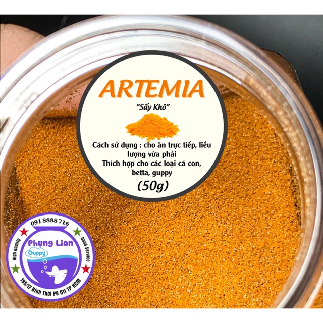 ARTEMIA SẤY KHÔ 50g