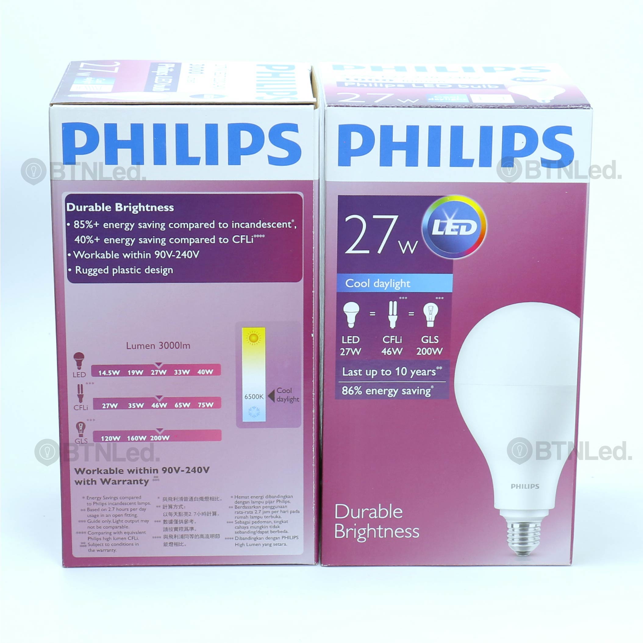 Đèn LED bulb Philips 27W E27 A110 - Hàng chính hãng