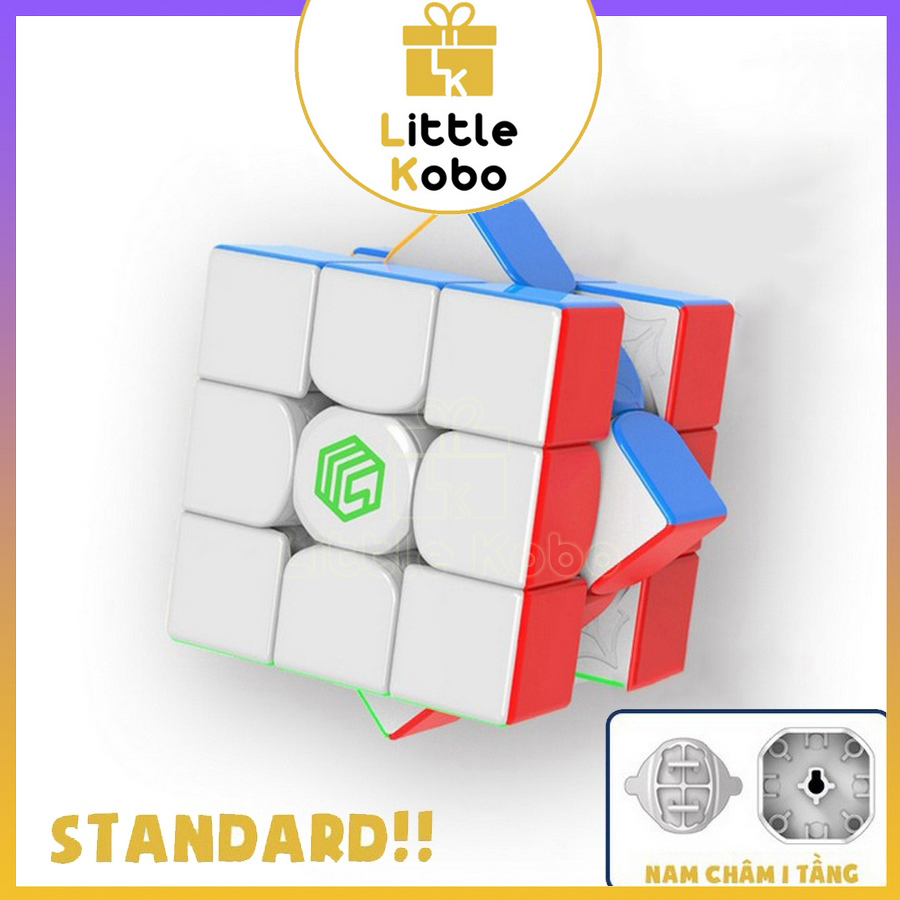 Rubik 3x3 MsCUBE Ms3-V1 M Rubic 3 Tầng Nam Châm Cao Cấp Stickerless Đồ Chơi Trí Tuệ Trẻ Em Phát Triển Tư Duy 3x3x3