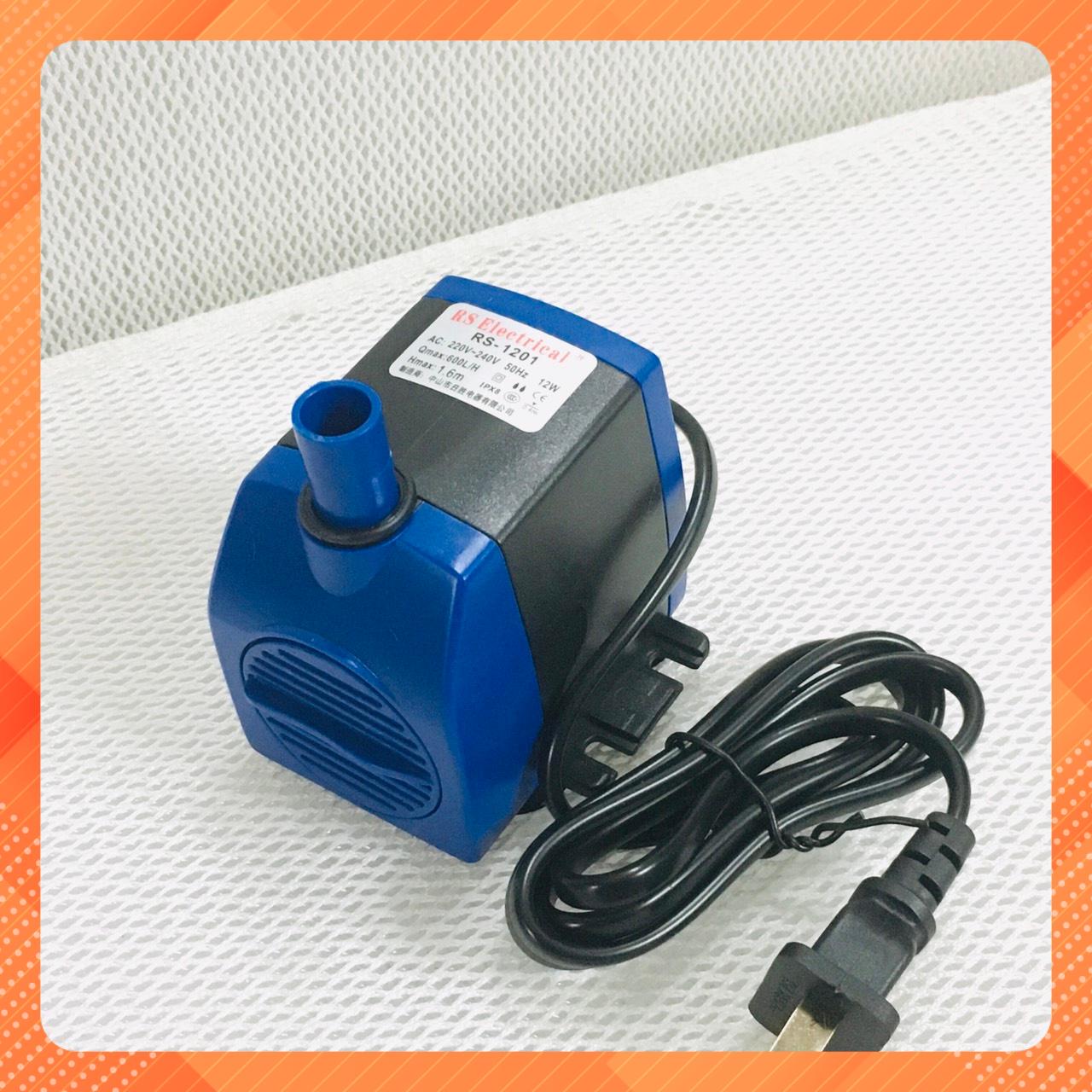 [Hoàn Tiền 10%][Giá hủy diệt] [Ảnh thật] Máy bơm bể cá mini RS 701/ RS 1201, Qinshop Phụ Kiện