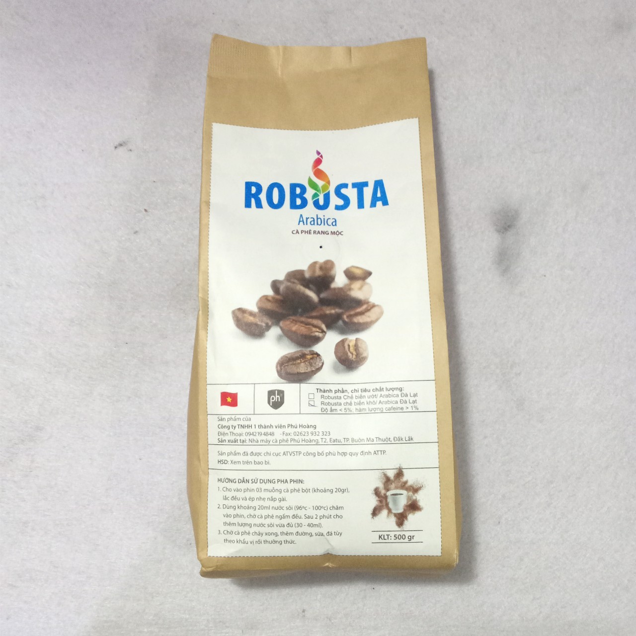 Cà Phê Rang Mộc Dùng Cho Pha Phin - Ghiền Cà Phê ( giá bán gói nữa kg )