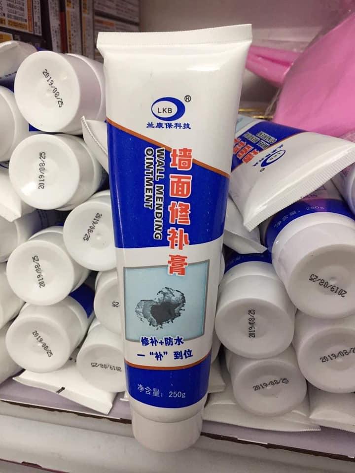 COMBO 2 TUÝP KEO VÁ TƯỜNG TIỆN DỤNG (TẶNG KÈM VÒI BƠM KEO VÀ THANH MÀI TƯỜNG)