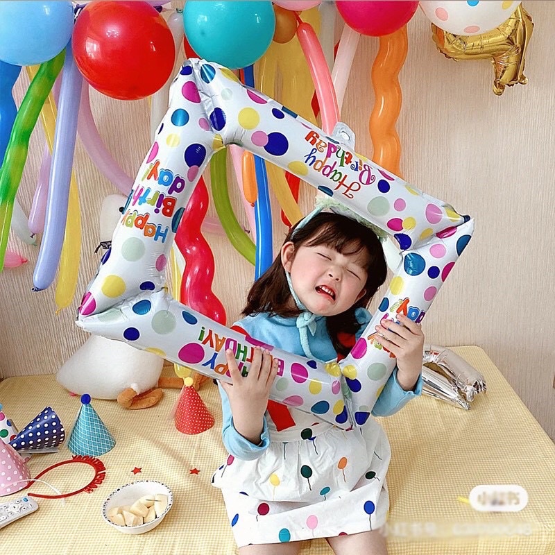 Bóng Khung Hình Chụp Hình Hàn Quốc Trang Trí Sinh Nhật