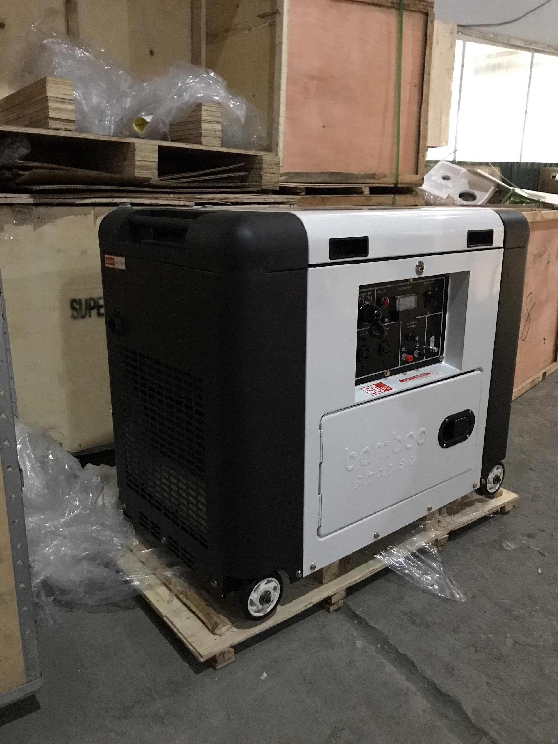 Máy Phát Điện Chạy Dầu 5kw Bamboo 7800E