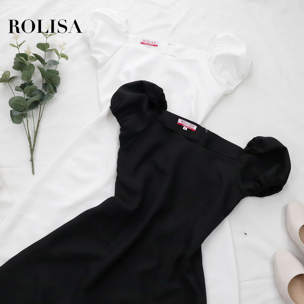 Đầm dự tiệc trễ vai  dễ thương ROLISA RD062