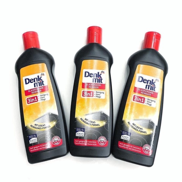 Dung dịch vệ sinh bếp từ Denkmit 3in1 nhập khẩu Đức