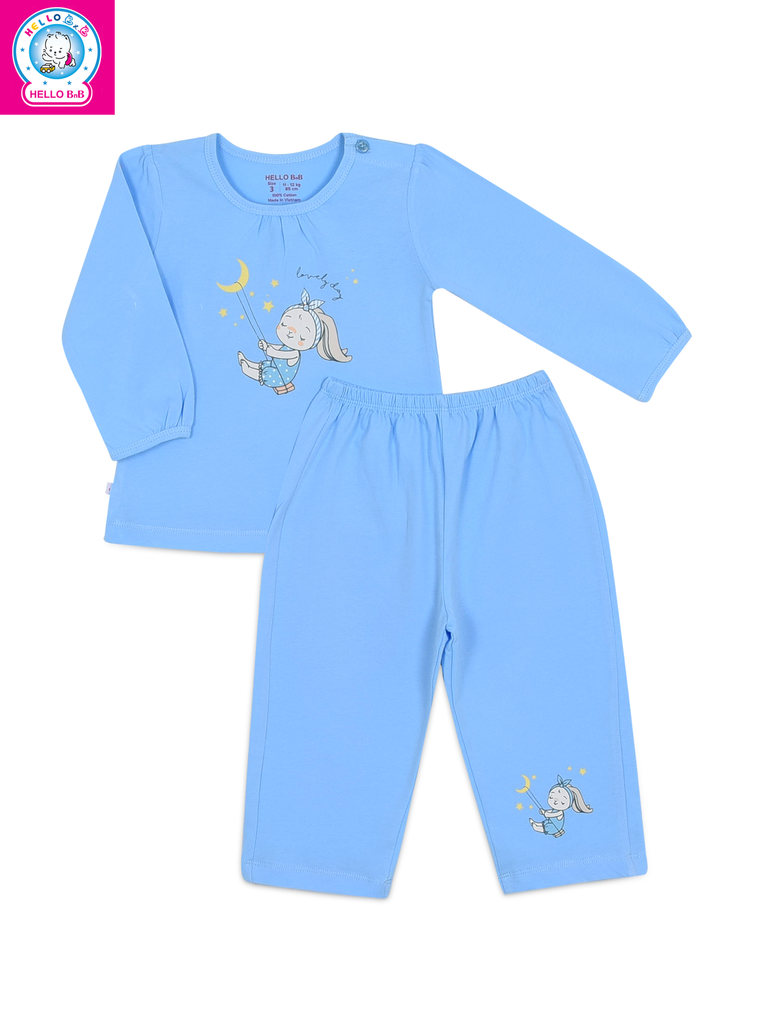 Bộ dài màu bé gái BA1170 - HELLO BnB