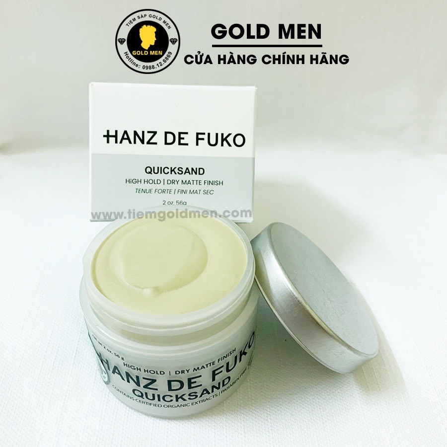 Sáp vuốt tóc Hanz De Fuko Quicksand + Tặng lược