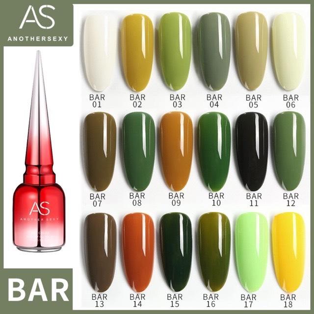 Sơn gel as mã bar chai đỏ 15ml - bar