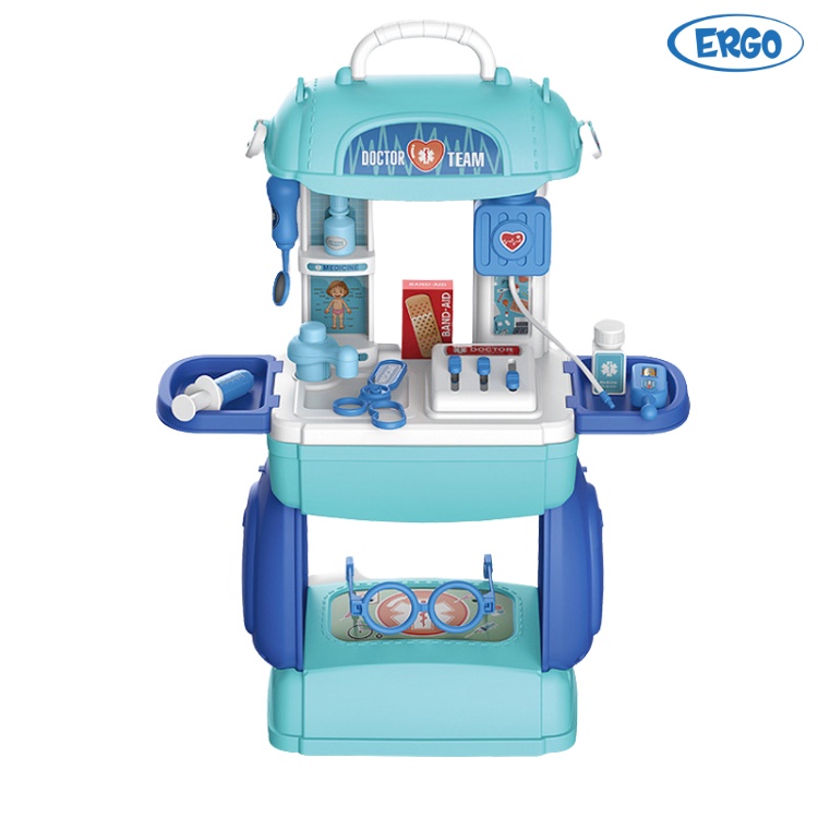 Đồ chơi bác sỹ 3in1- Valy đồ chơi bác sỹ giúp bé hóa thân thành bác sỹ nhí tương lai