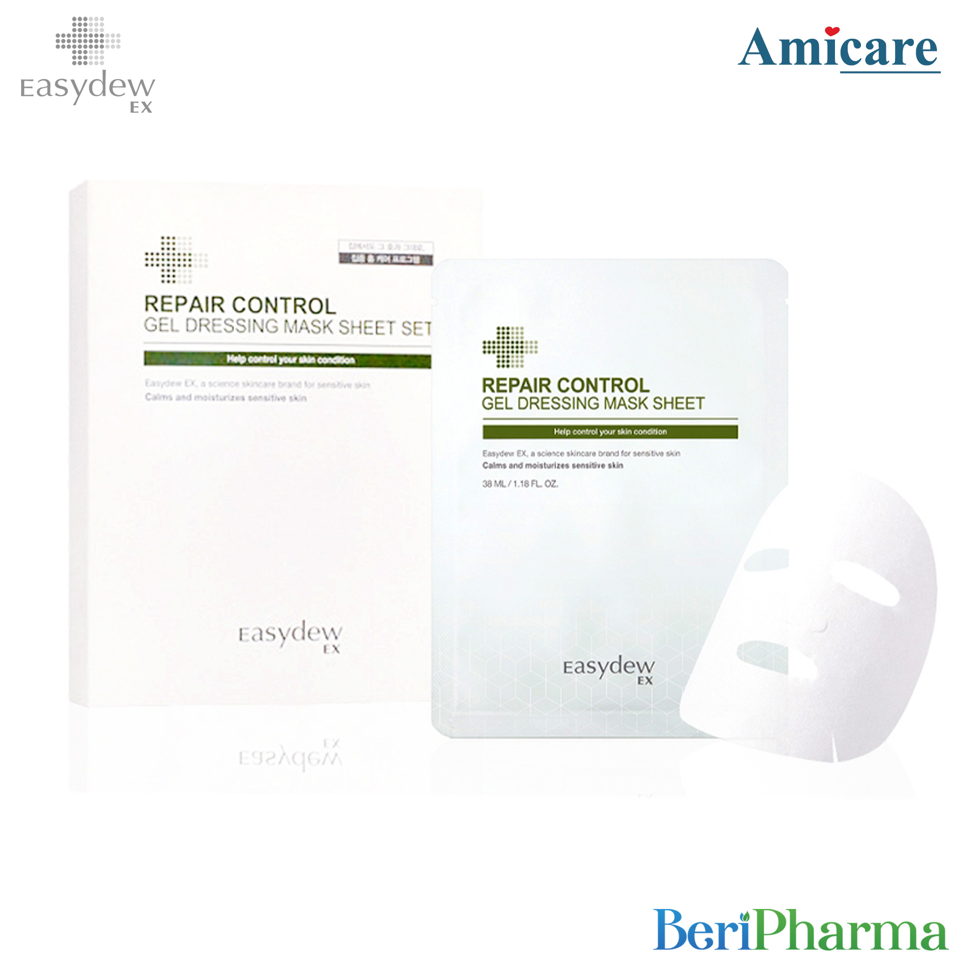 Easydew Ex Mặt Nạ Cấp Ẩm Repair Control Gel Dressing Mask Sheet