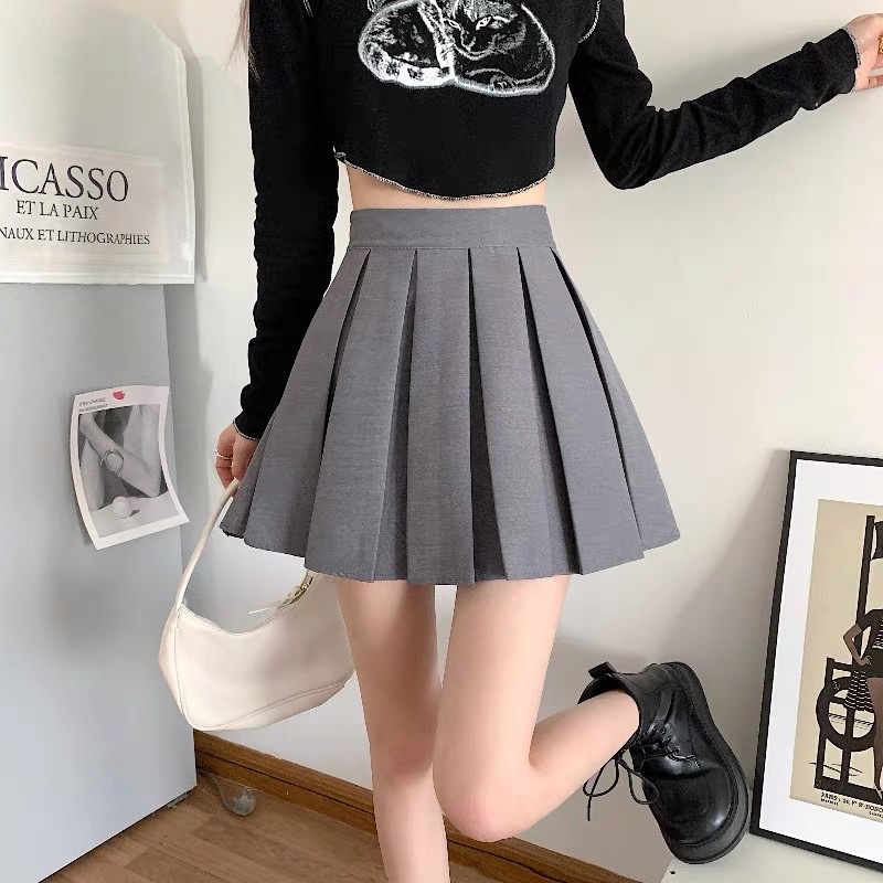 Chân váy xếp ly Goness dáng chữ a bigsize lưng cao phong cách tennis xòe kiểu xếp li ngắn thời trang