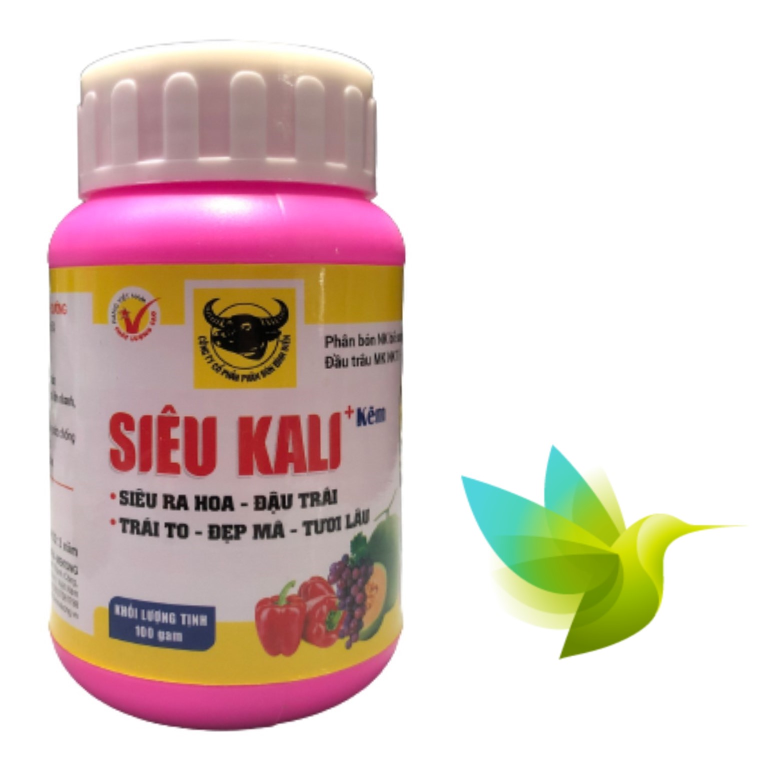 Phân bón siêu kali & kẽm đầu trâu - #520a# 100g