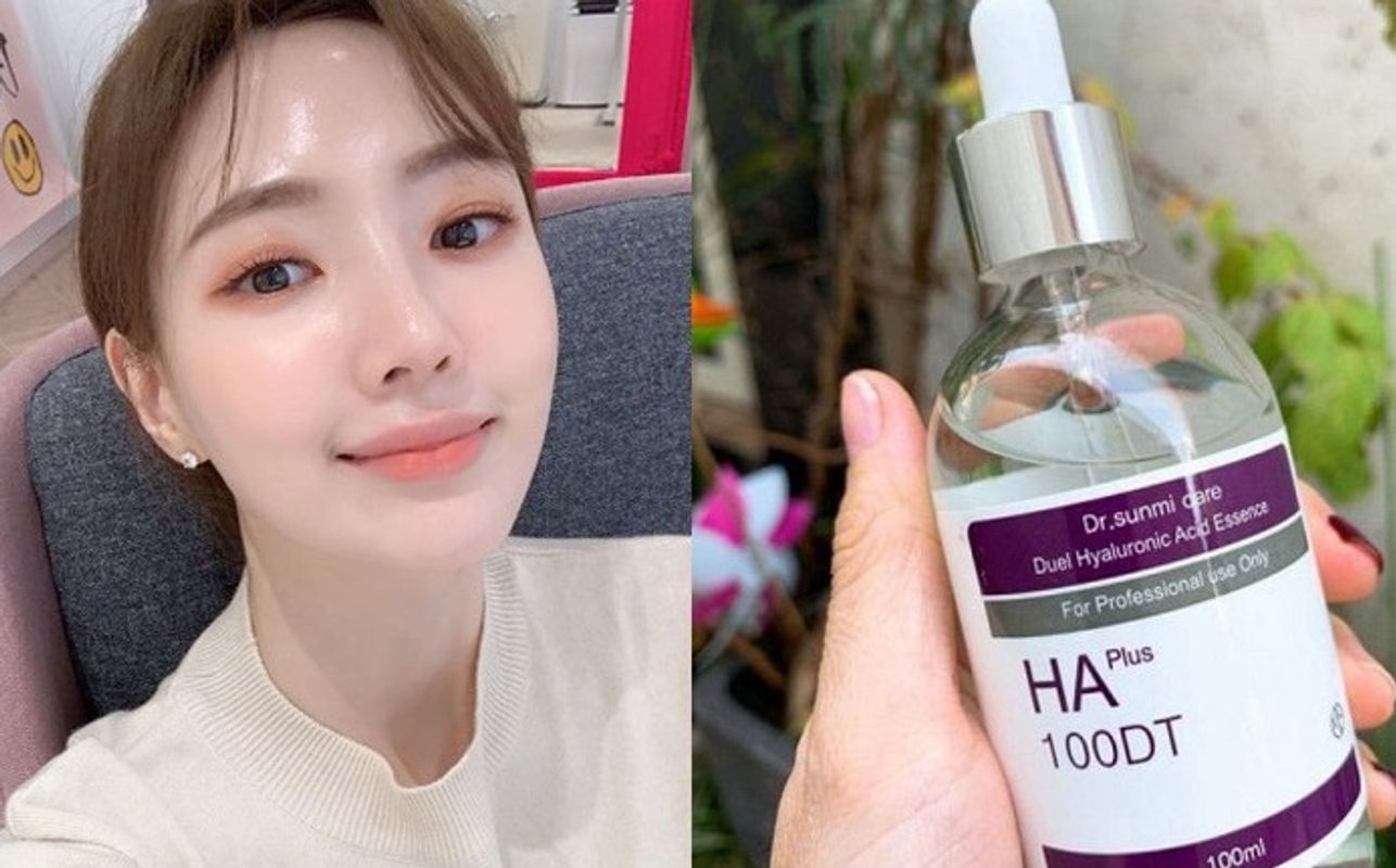 Serum cấp nước cho da cho spa HA Plus tím 100ml