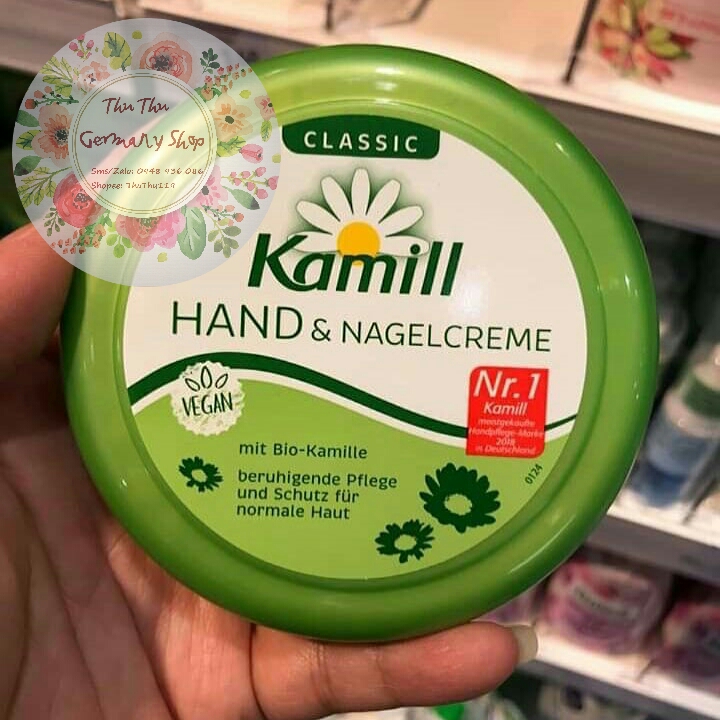 (Review) Hũ kem dưỡng tay/chân Kamill Đức