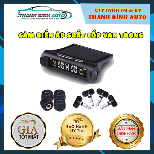 Bộ Cảm Biến Áp Suất Lốp Van Trong Xe Hơi Có Màn LCD - Phiên Bản Quốc Tế