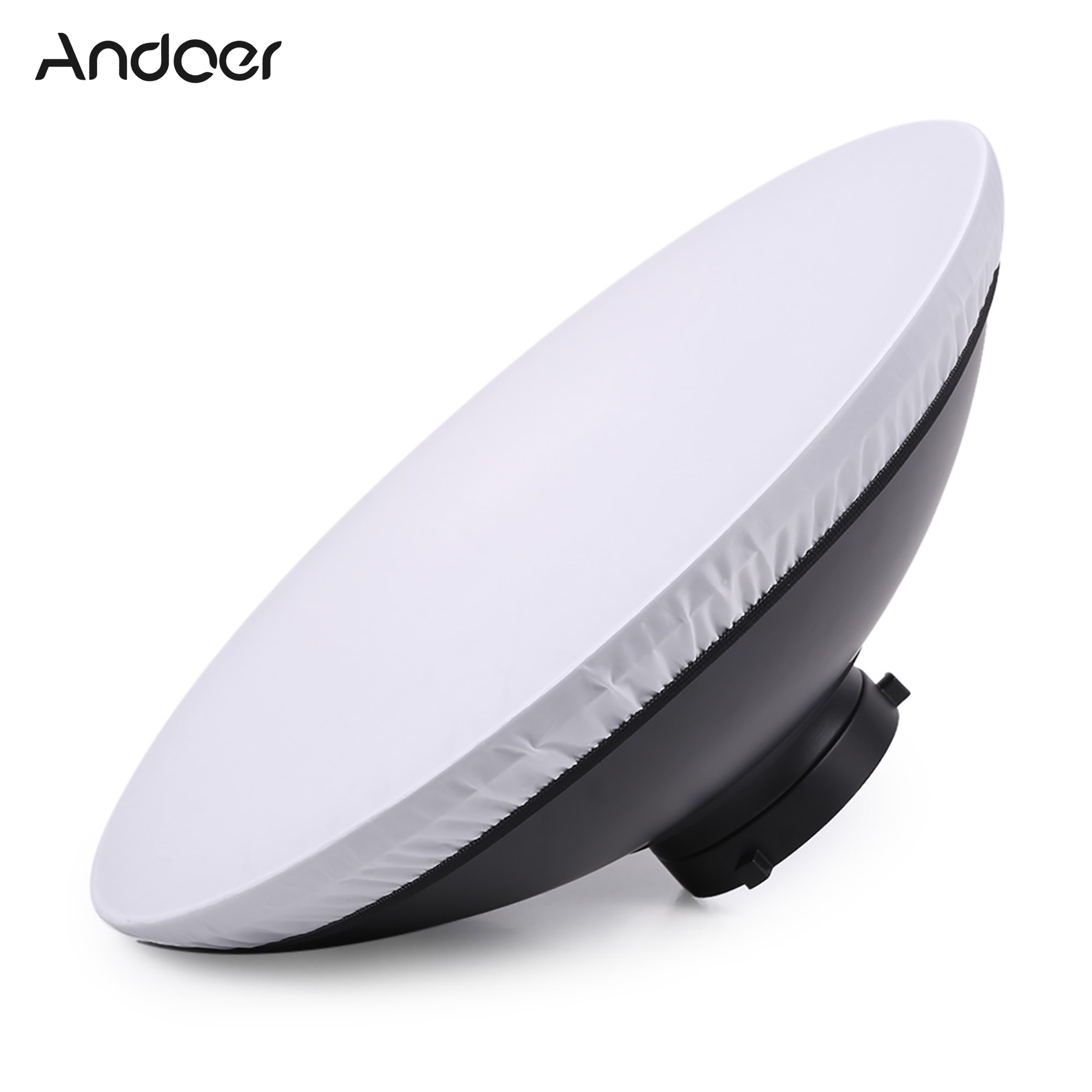 Andoer 41cm Beauty Dish Reflector Strobe Lighting for Bowens Mount Speedlite Photogrophy Light Studio Accessory