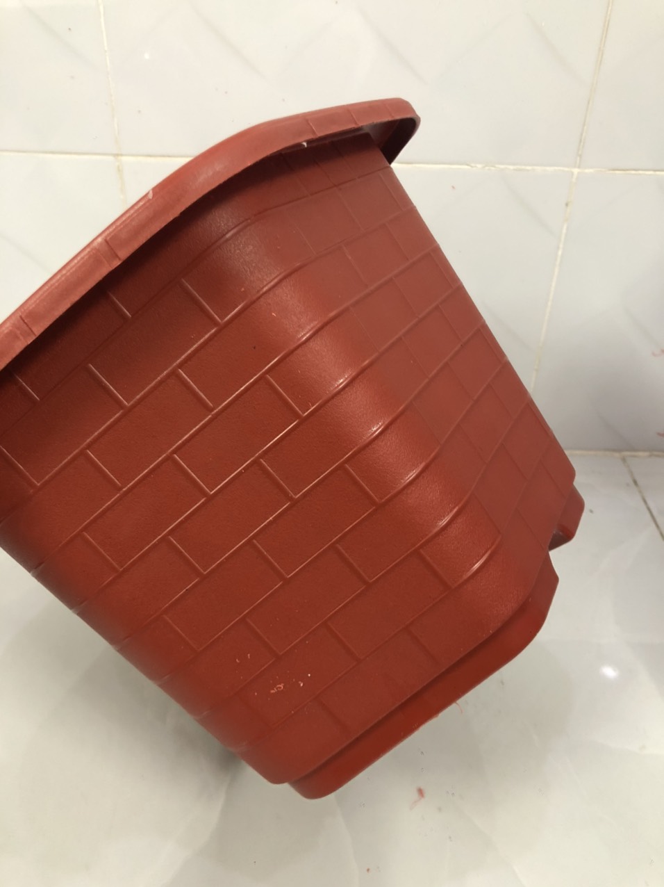 Chậu nhựa trồng cây 5 cái FA380 đỏ
