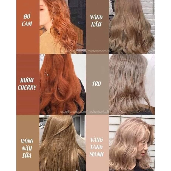 Sỉ Thuốc Nhuộm Tóc Các Màu