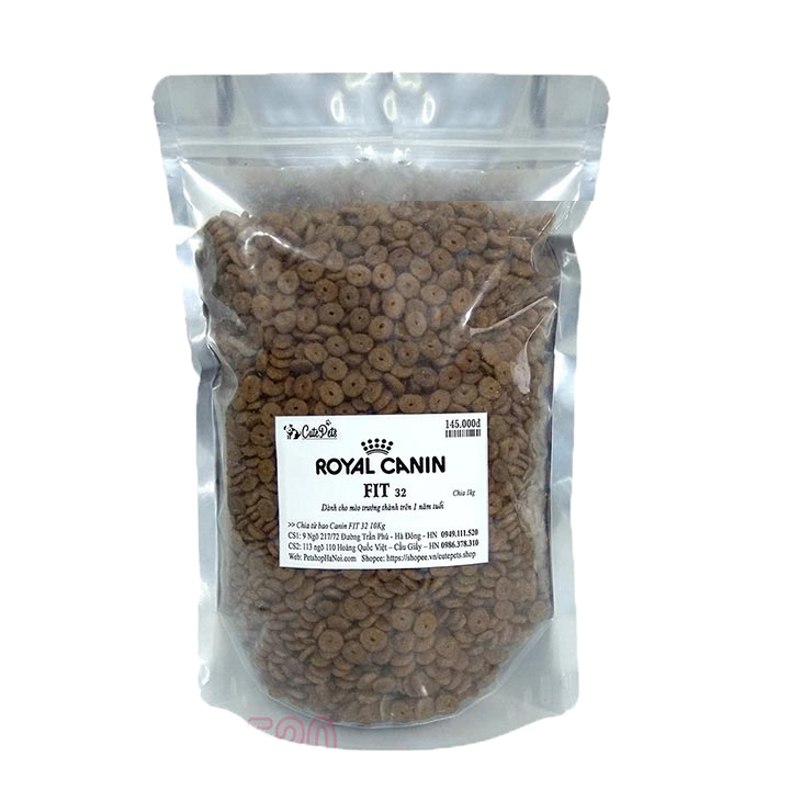 Hạt cho mèo Royal Canin Fit 32 1kg Thức ăn cho mèo trưởng thành ưa hoạt động