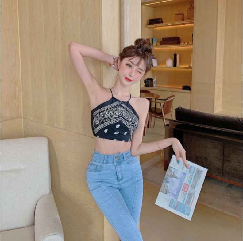 Áo yếm in hoạ tiết thổ cẩm