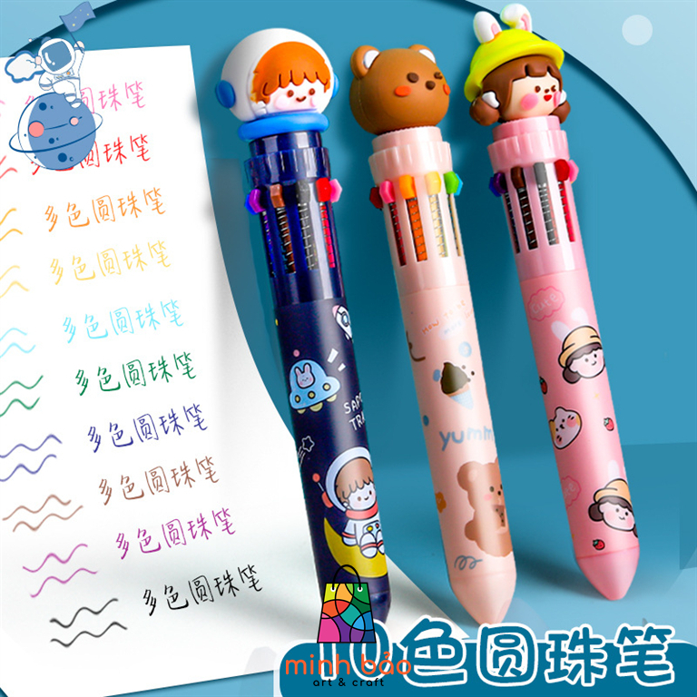BÚT 8/10 NGÒI, NHIỀU MÀU MỰC DỄ THƯƠNG