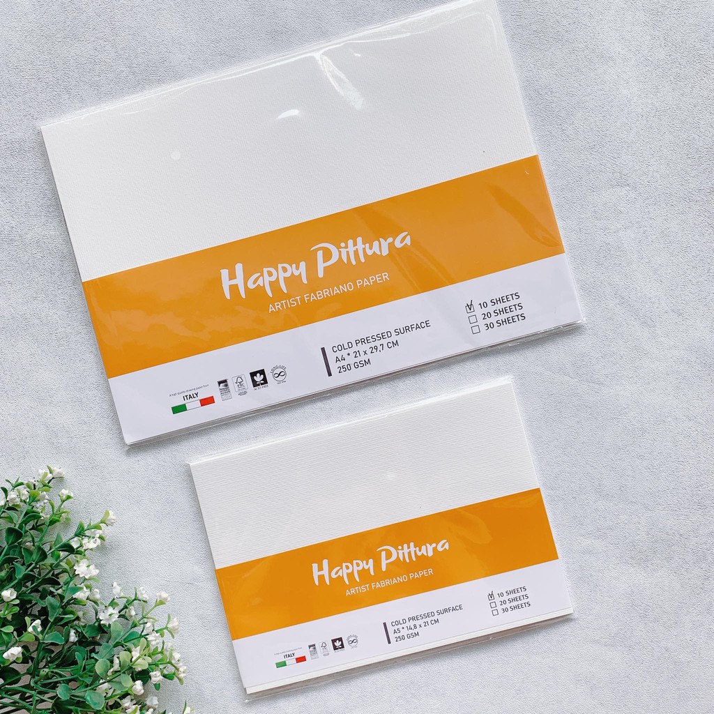 Giấy vẽ Happy Pittura - 250gsm