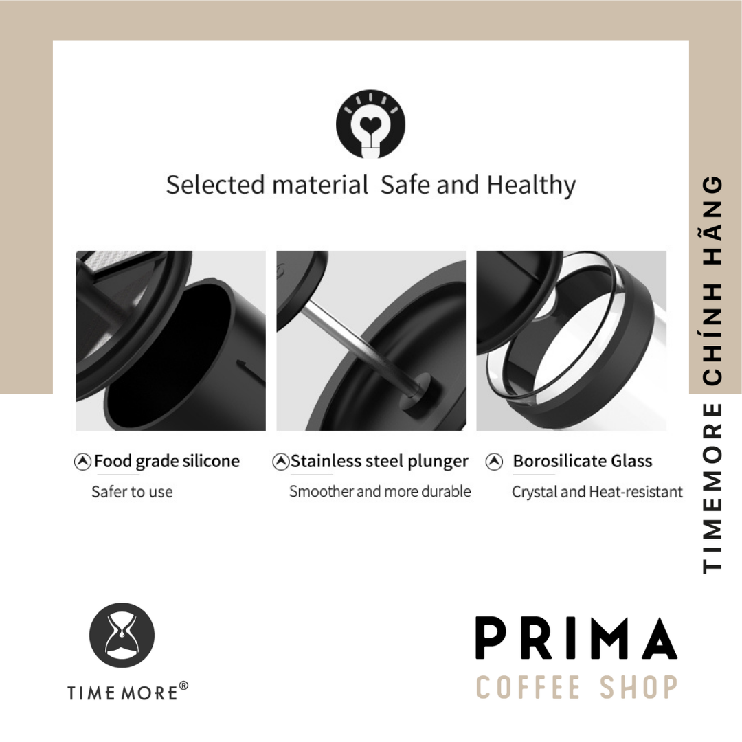 [Chính Hãng] Bình pha cà phê French Press U Timemore
