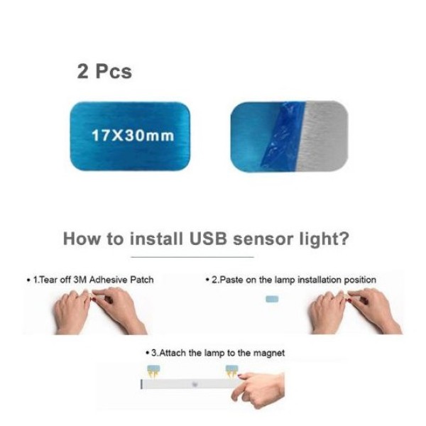 Bảng giá SG Wholesale🔥 LED Sensor light ♥ Brightness Dimming ♥ Motion Sensor ♥ USB Charging ♥ Strip Bar Night Cabinet Lamp Phong Vũ