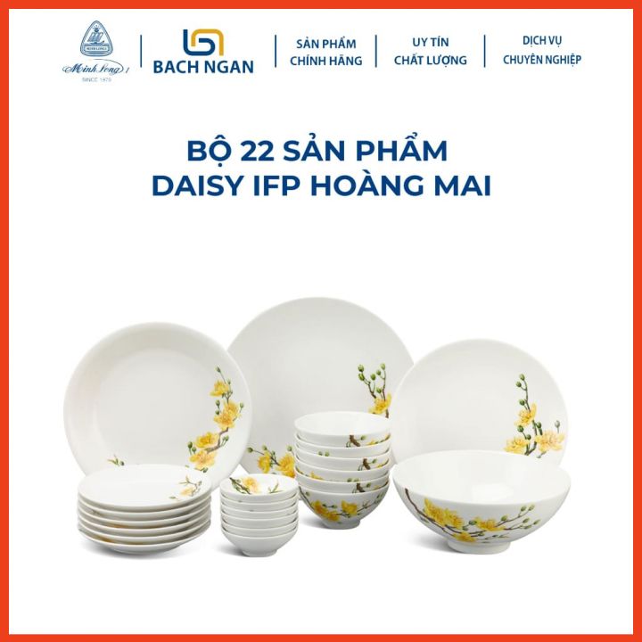 Tô trung Minh Long 15 cm Daisy Hoàng Mai