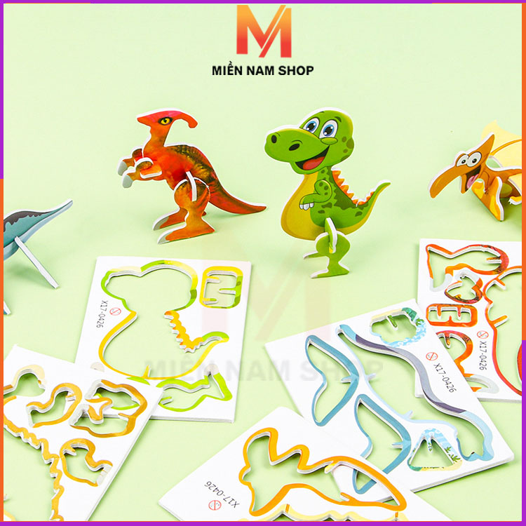 Đồ chơi lắp ráp mô hình 3D mini bằng xốp