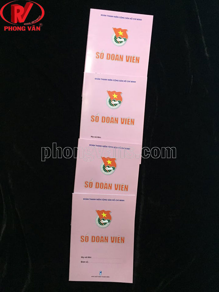 Combo 10 quyển Sổ đoàn viên màu hồng