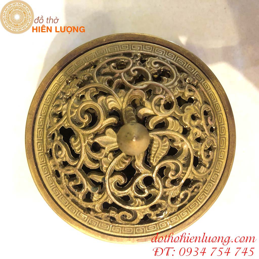 Lư Xông Trầm Bằng Đồng 100%