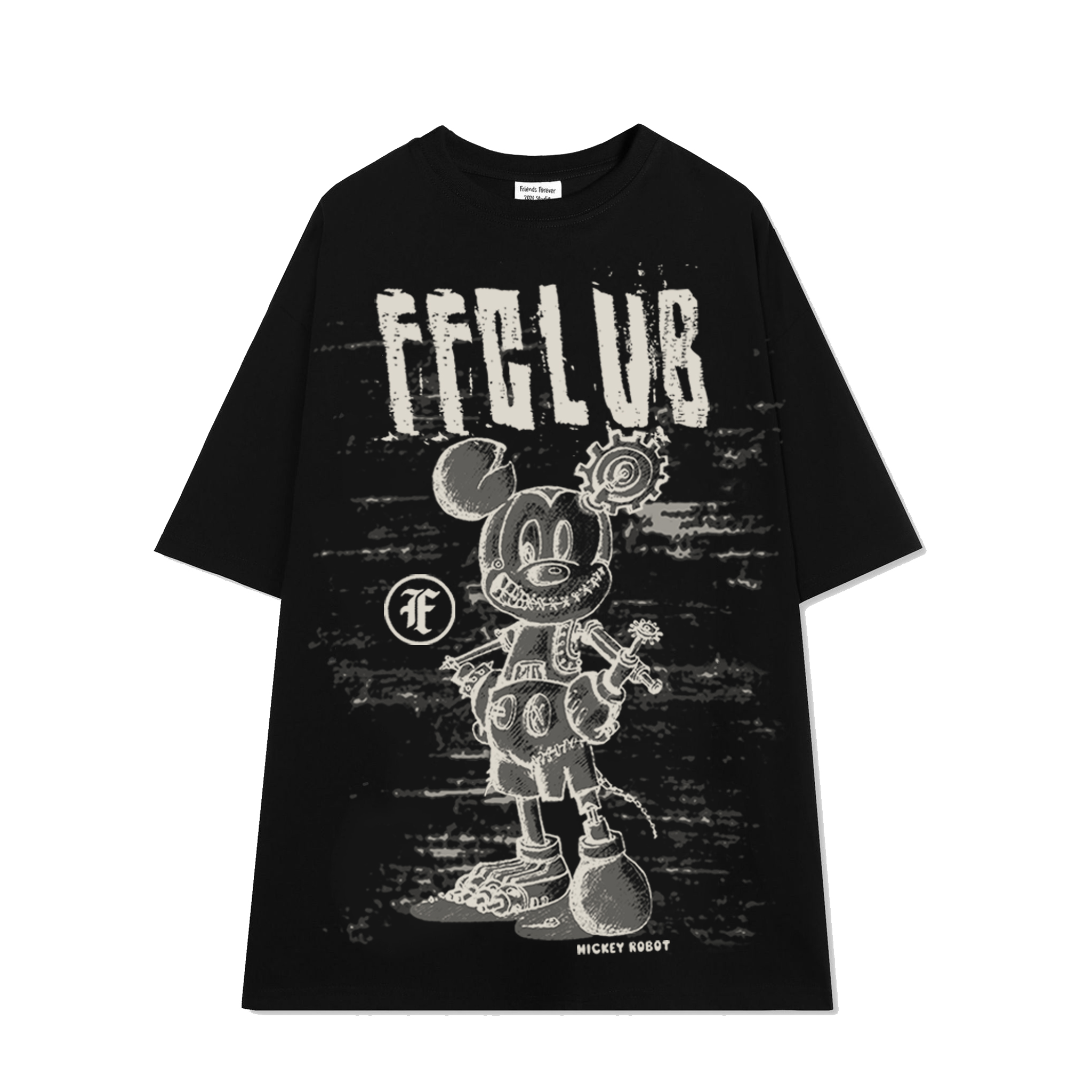 Áo thun ff robot mickey tee