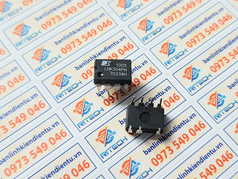 Combo 4 chiếc LNK304PN, LNK304P, LNK304 IC nguồn DIP-7 hãng PI