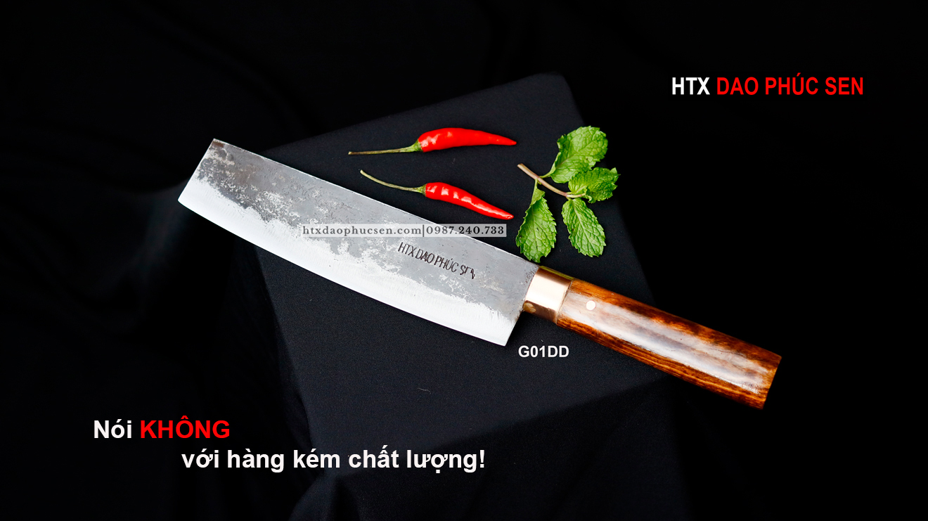 Dao thái gọt nhỏ nhíp xe 18cm G01DD