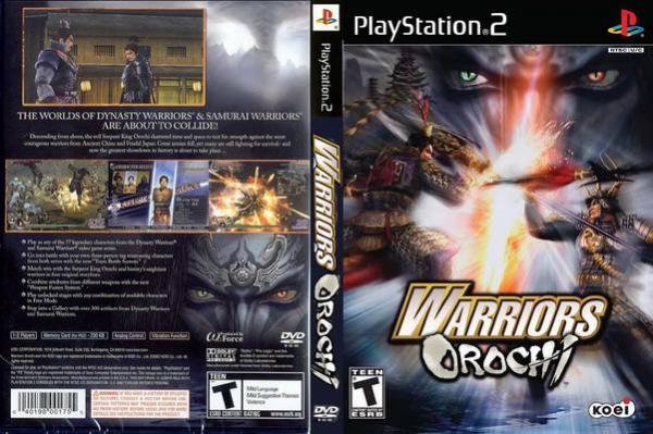 Đĩa game PS2, Warriors Orochi. cho máy game PS2