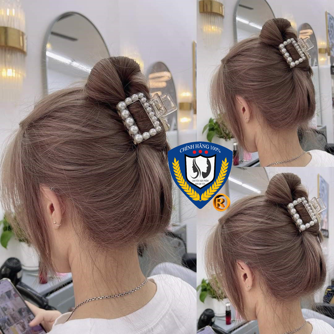 Thuốc nhuộm màu Nâu Khói Lạnh (không tẩy tóc) (kèm trợ nhuộm và găng tay)