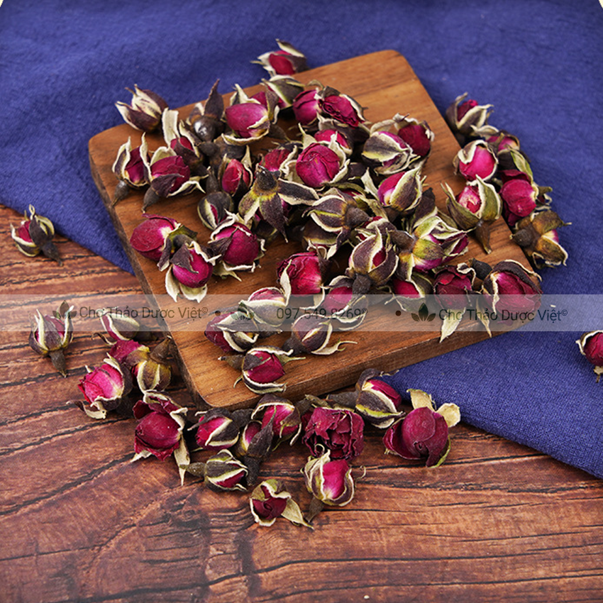 Hoa hồng Tây Tạng 100g, nụ hoa hồng sấy lạnh, nguyên nụ, trà hoa hồng nụ đẹp - Chợ Thảo Dược Việt