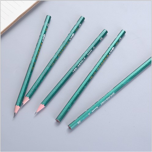 Combo 5 Bộ Bút Chì Gỗ 2B Chất Đẹp
