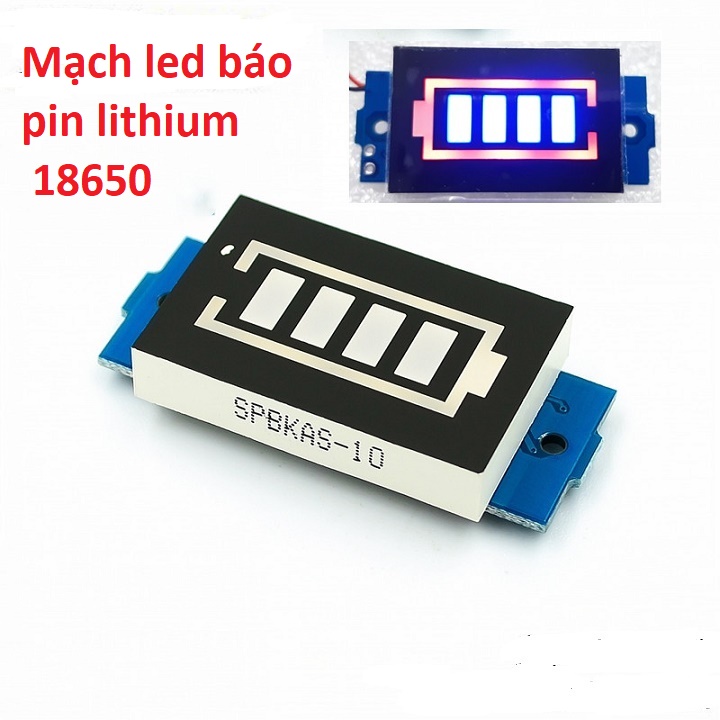 Mạch led báo mức pin lithium - 18650 - 1s 2s 3s 4s 5s 6s 7s